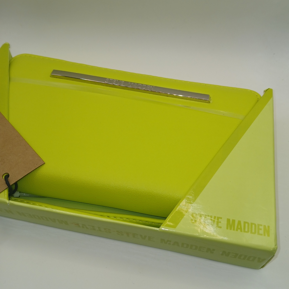 Steve Madden Neon Yellow Clutch
